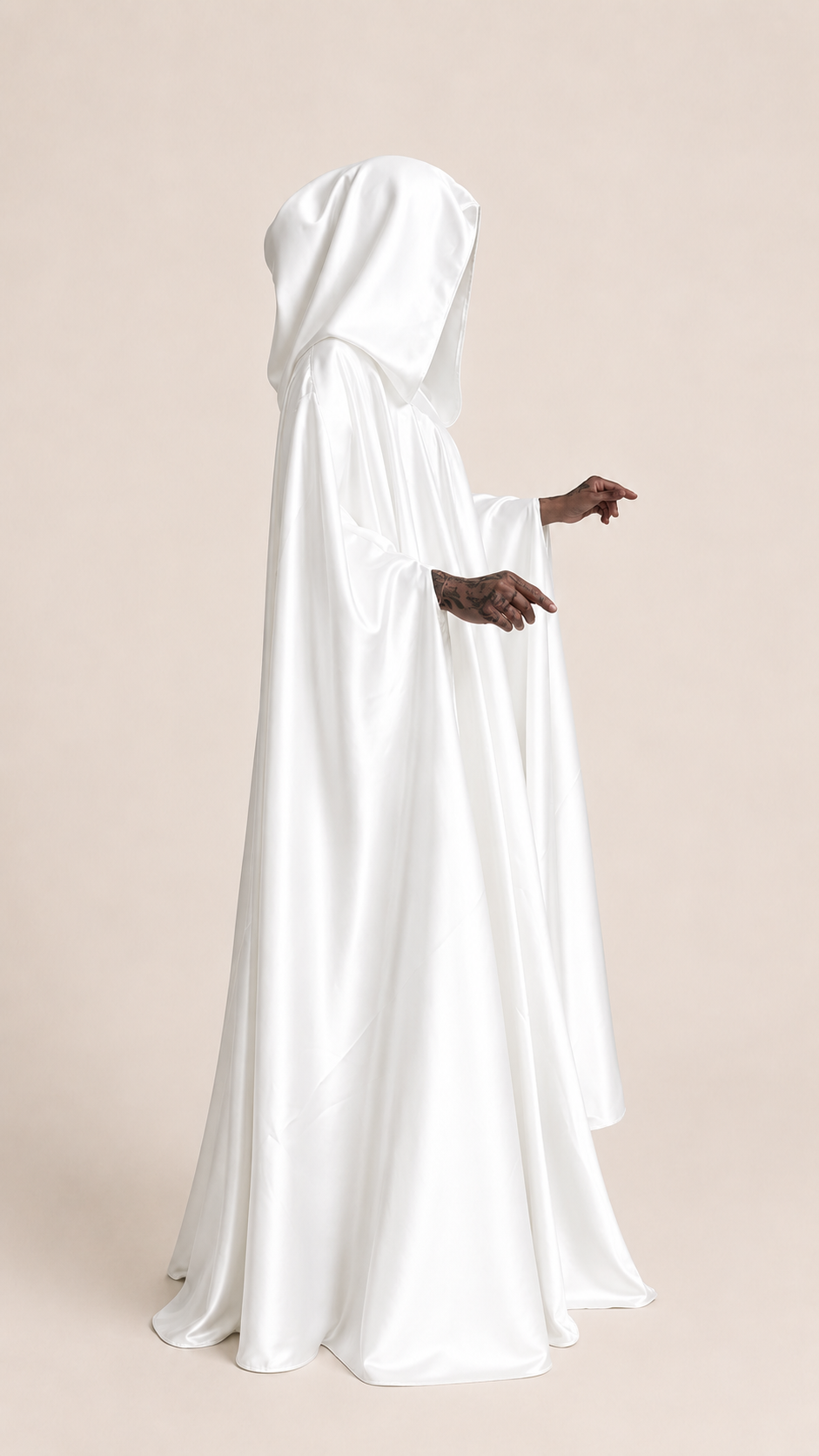 Bridal Cape Hooded Abaya